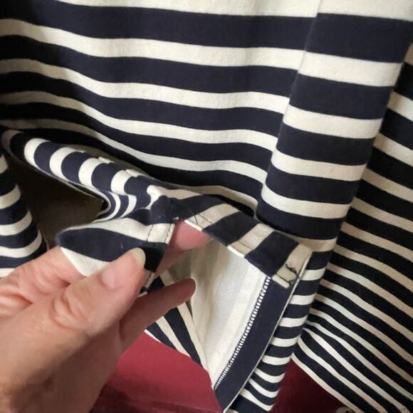 J.Crew size Med striped peasant style ties in back . - Picture 5 of 9